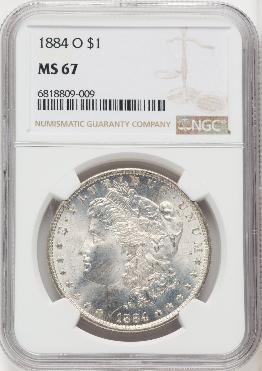 1884-O $1 Morgan Dollar NGC MS67 (519272019)