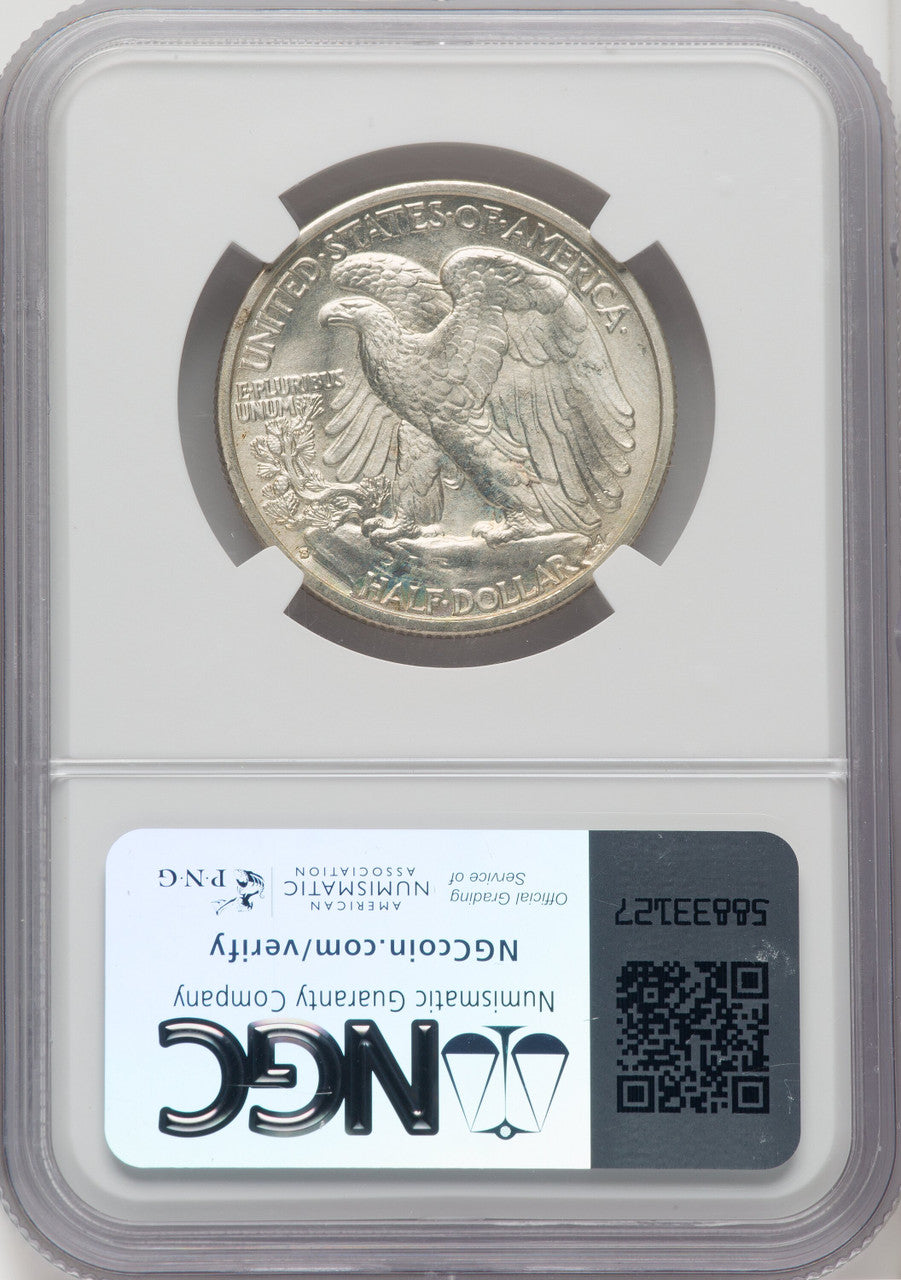 1936-S 50C Walking Liberty Half Dollar NGC MS67