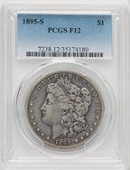1895-S $1 Morgan Dollar PCGS F12