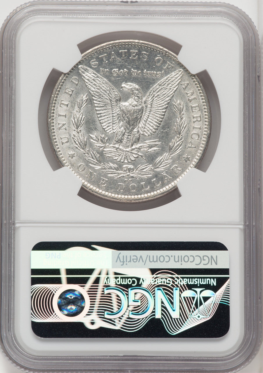 1891-CC $1 VAM-3 Spitting Eagle Morgan Dollar NGC AU55