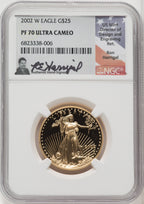 2002-W $25 Half-Ounce Gold Eagle NGC PF70 (762261005)