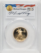 1994-W $10 Quarter-Ounce Gold Eagle Michael Reagan PCGS PR70
