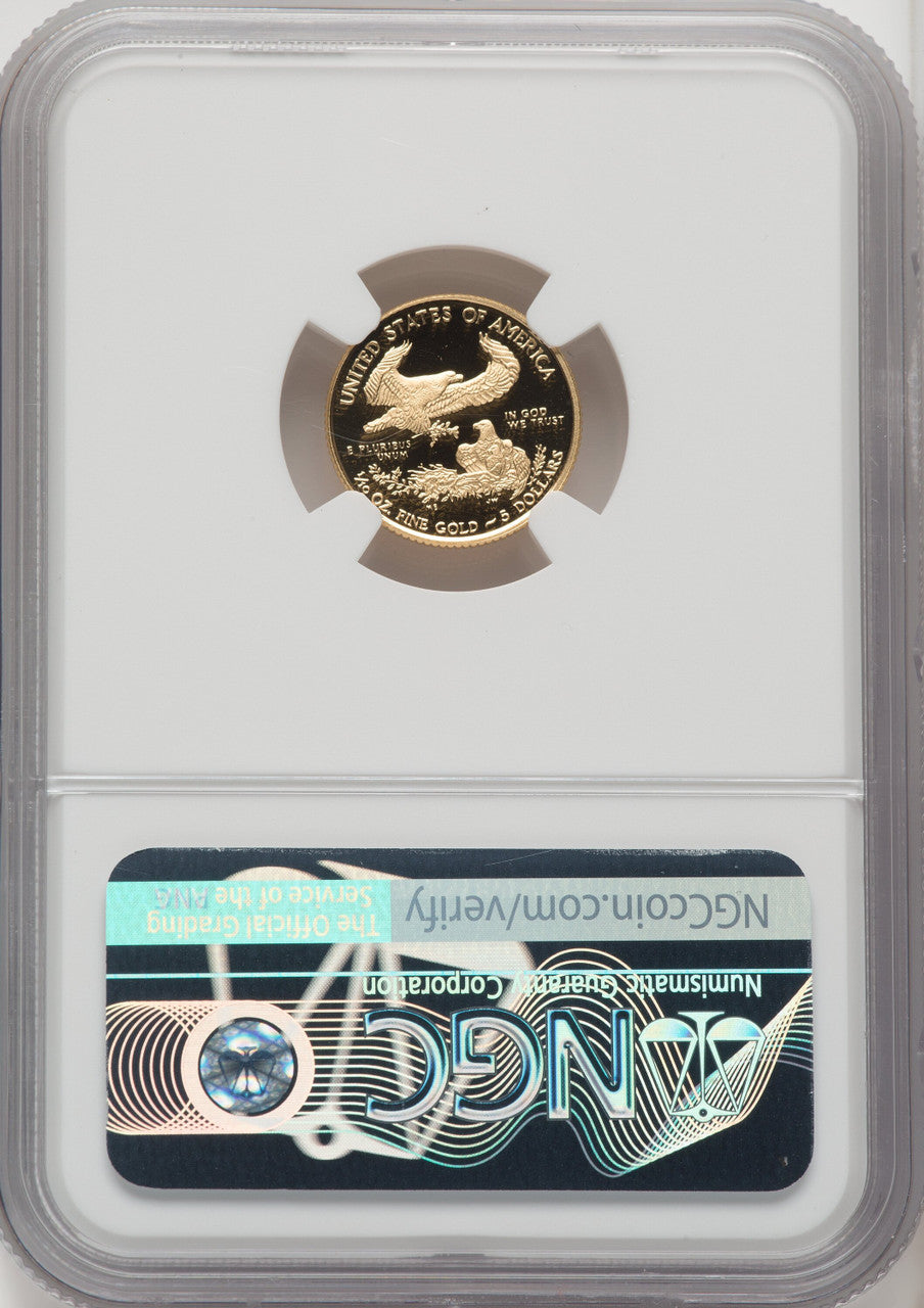2019-W $5 One-Tenth Ounce Gold Eagle NGC PF70