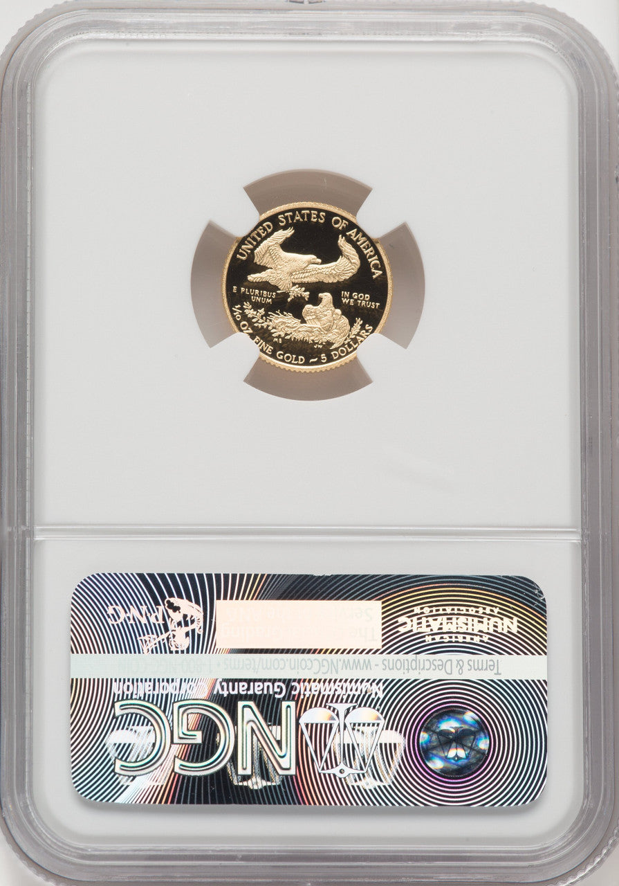 2015-W $5 Tenth-Ounce Gold Eagle NGC PF70 (765227049)