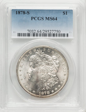 1878-S $1 Morgan Dollar PCGS MS64
