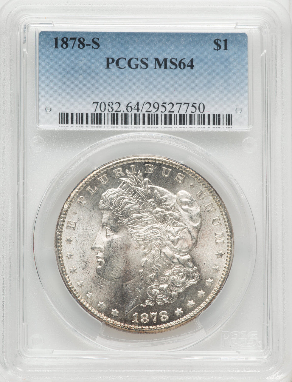 1878-S $1 Morgan Dollar PCGS MS64