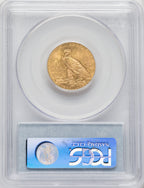 1915 $5 CAC Indian Half Eagle PCGS MS63