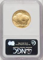 2008-W $25 Half-Ounce Burnished Gold Buffalo First Strike ER Blue NGC MS70