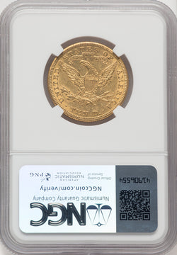 1895-O $10 Liberty Eagle NGC AU53