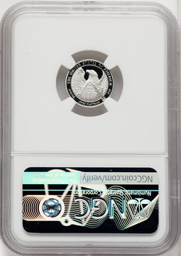 2007-W $10 Tenth-Ounce Platinum Eagle Mike Castle NGC PF70