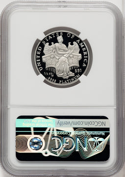 2006-W $50 Half-Ounce Platinum Eagle Statue of Liberty Mike Castle NGC PF70