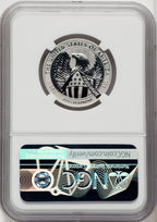 2007-W $50 Half-Ounce Platinum Eagle Reverse Proof Mike Castle NGC PF70 (767932028)