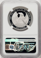 2007-W $100 One-Ounce Platinum Eagle Statue of Liberty Mike Castle NGC PF70