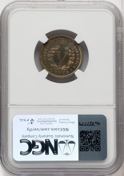 1910 5C Proof Liberty Nickel NGC PR66