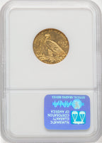 1908 $5 Indian Indian Half Eagle NGC MS62