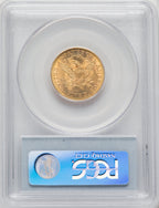 1880 $5 Liberty Half Eagle PCGS MS64
