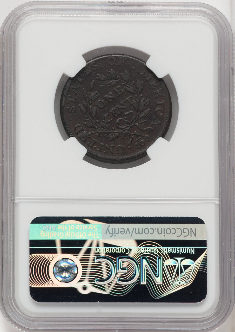 1798 First Hair Style BN Large Cent NGC XF45