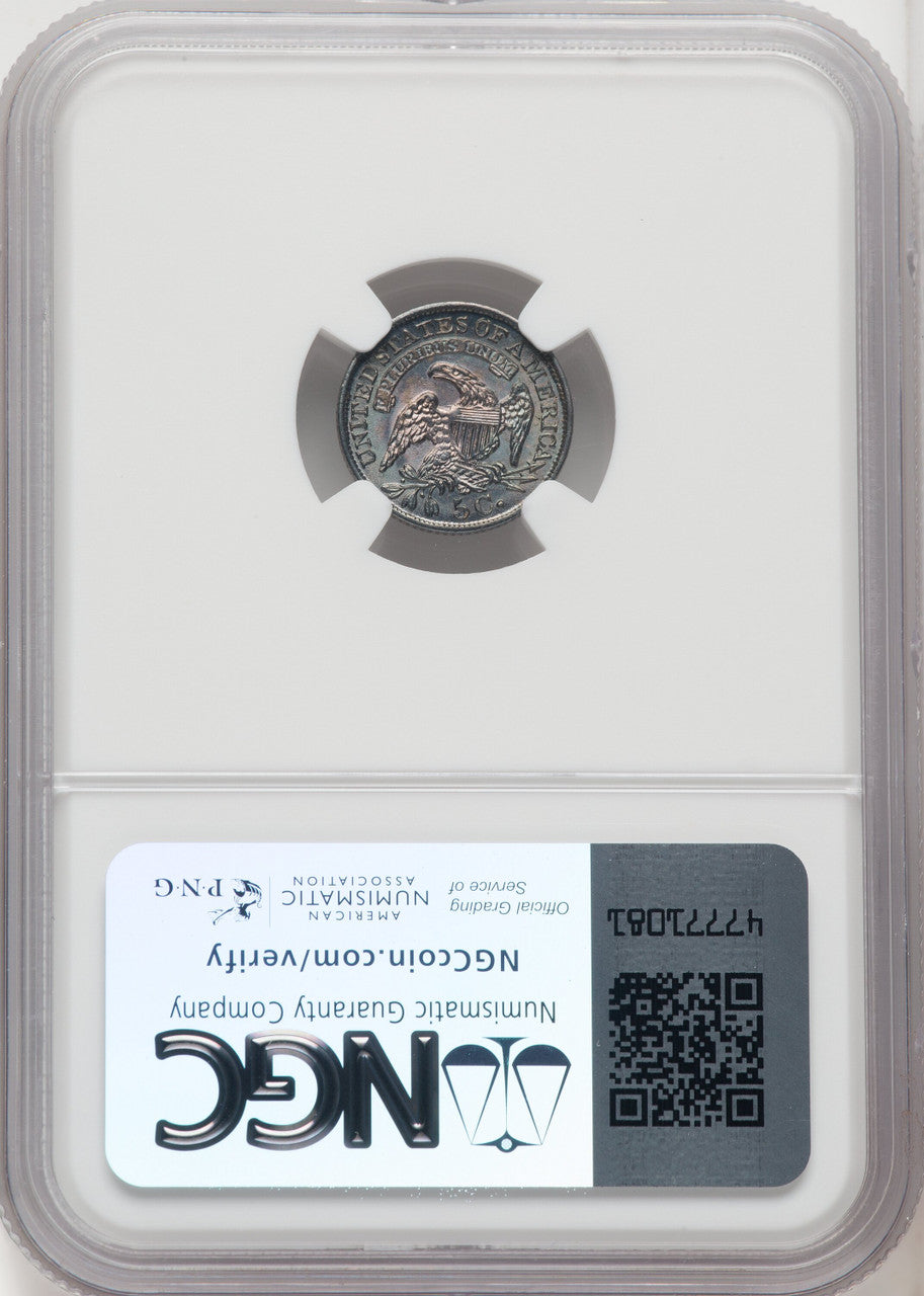 1833 H10C CAC Bust Half Dime NGC MS64