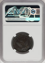 1789 Mott Token Thick Planchet Engrailed Edge BN Colonials NGC AU53 (768050002)