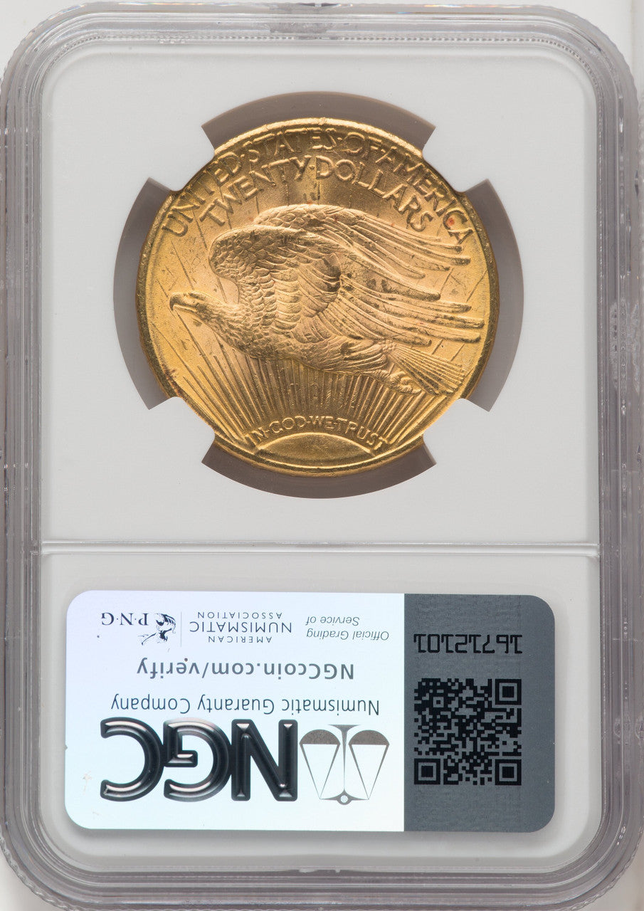 1922-S $20 Saint-Gaudens Double Eagle NGC MS64