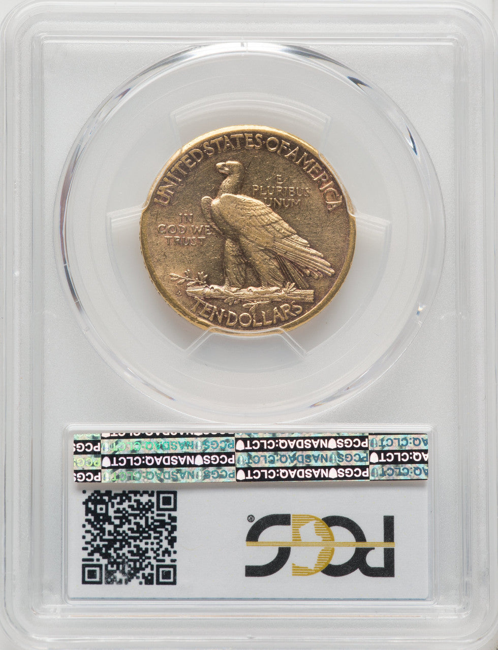 1911-D $10 Indian Eagle PCGS AU50