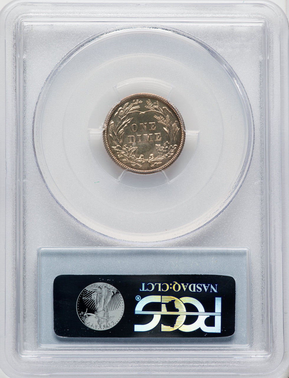 1904 10C Proof Barber Dime PCGS PR64