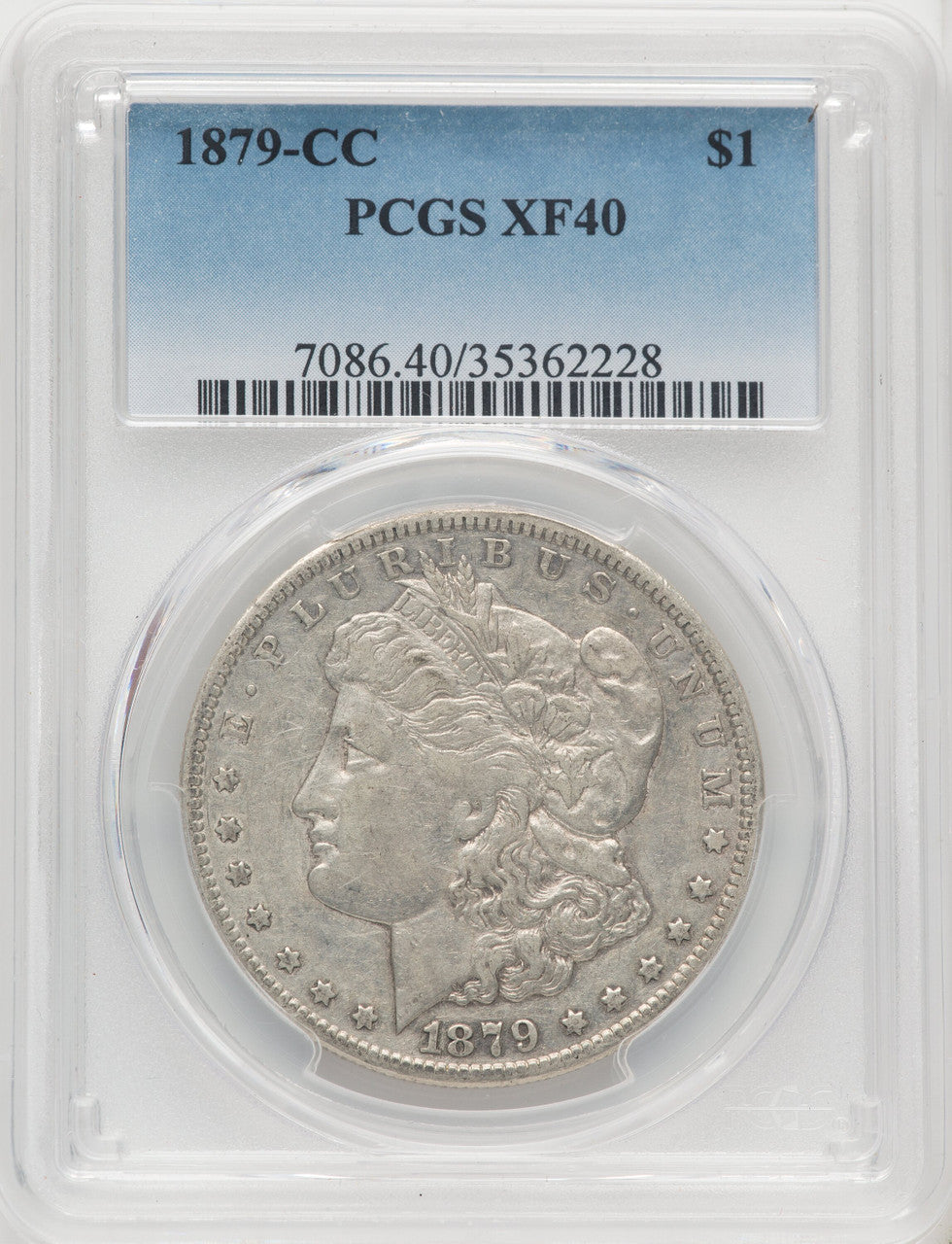 1879-CC $1 Morgan Dollar PCGS XF40