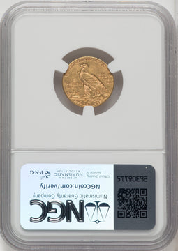 1914-D $2.50 Indian Quarter Eagle NGC MS62 (768220004)