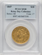 1847 $10 Liberty Eagle PCGS XF40