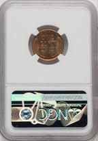 1942-S 1C RD Lincoln Cent NGC MS68