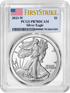 2023-W Proof Silver Eagle First Strike PCGS PR70 Deep Cameo
