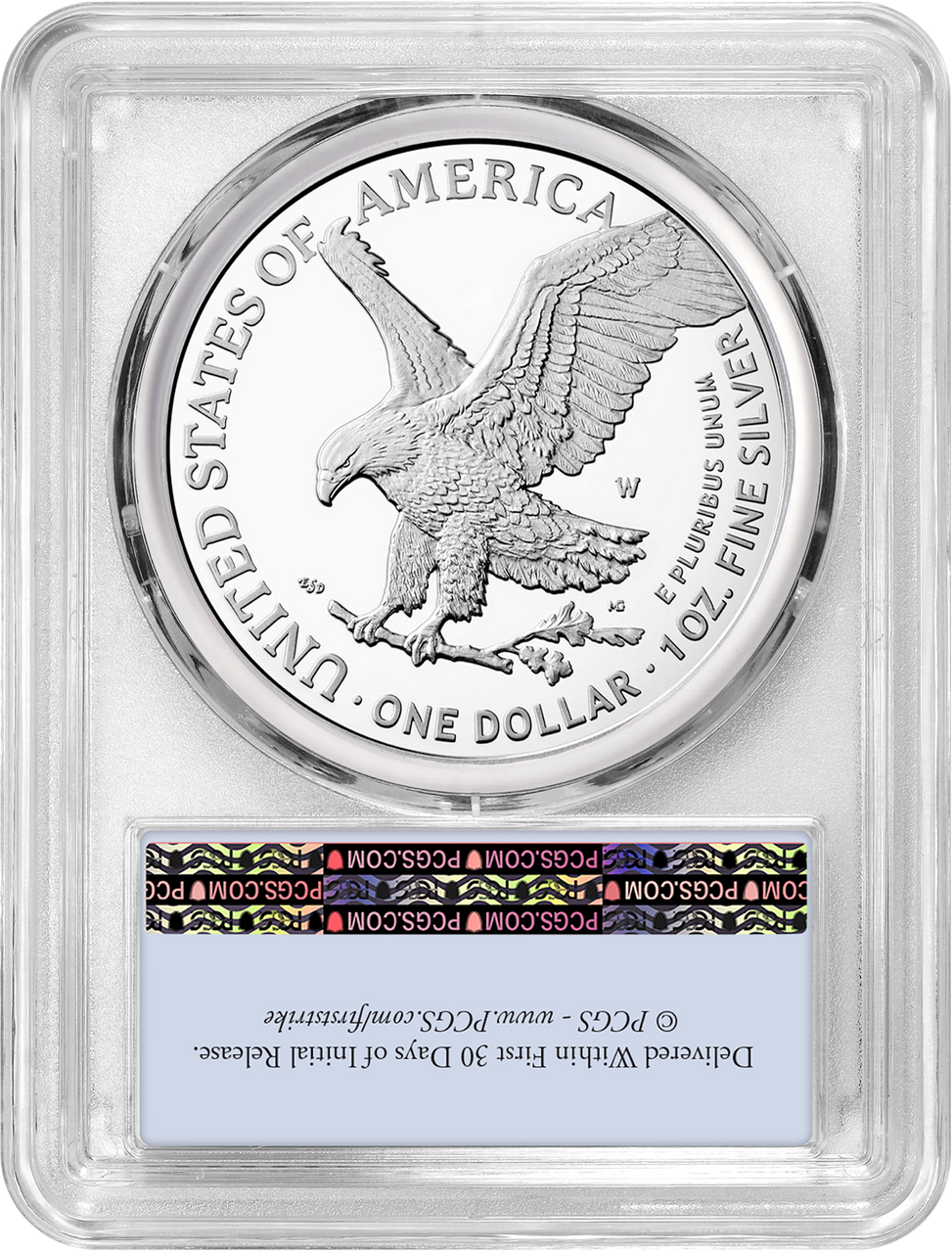 2023-W Proof Silver Eagle First Strike PCGS PR70 Deep Cameo
