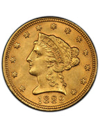 Random Date 1840-1907 Liberty $2.5 Gold Eagle AU
