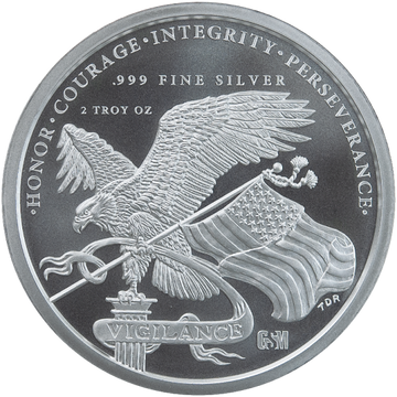 2 oz President Donald J. Trump Silver Round BU