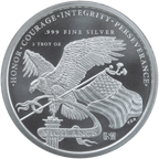 2 oz President Donald J. Trump Silver Round BU
