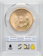 1856-S $20 Liberty Double Eagle PCGS MS63