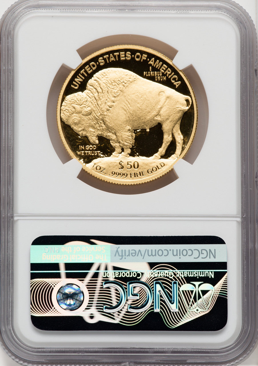 2013-W $50 Gold Buffalo Mike Castle NGC PF70