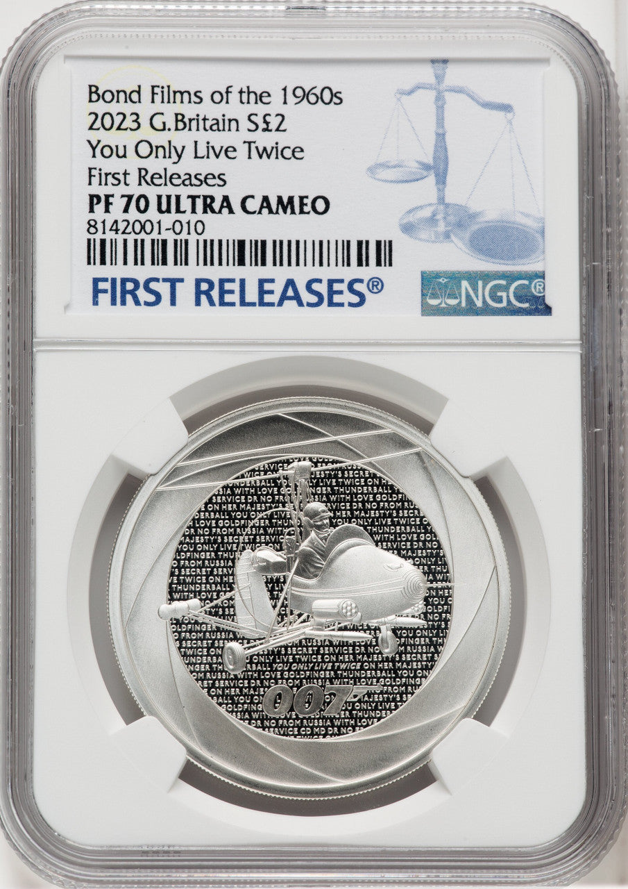 2023 G.Britain Charles III James Bond You Only live Twice PF70 NGC