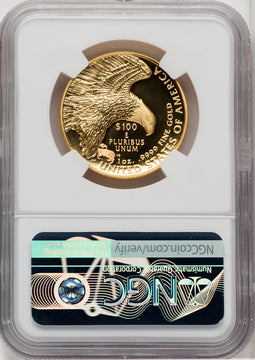 2019-W $100 High Relief Enhanced Kenneth Bressett Red Book NGC MS70