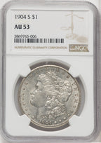 1904-S $1 Morgan Dollar NGC AU53 (768200002)