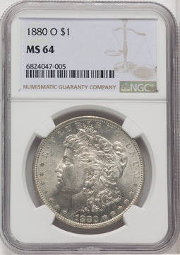 1880-O $1 Morgan Dollar NGC MS64 (768244005)