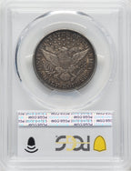 1892 50C Barber Half Dollar PCGS AU58