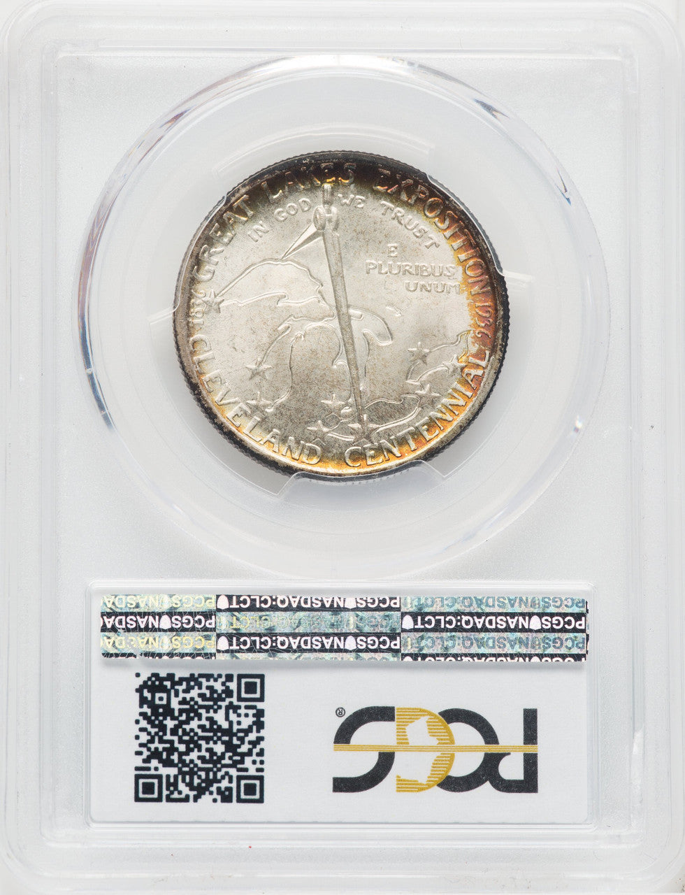1936 50C Cleveland CAC Commemorative Silver PCGS MS67+