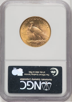1911 $10 Indian Eagle NGC MS64 (504548007)