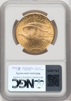 1926 $20 Saint-Gaudens Double Eagle NGC MS65 (571963080)