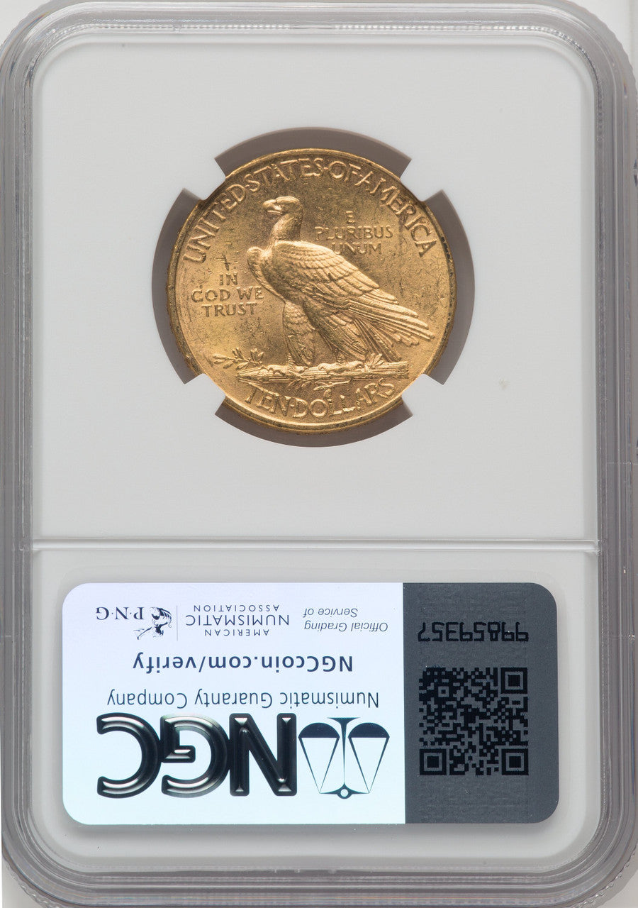 1911 $10 Indian Eagle NGC MS63 (572031033)