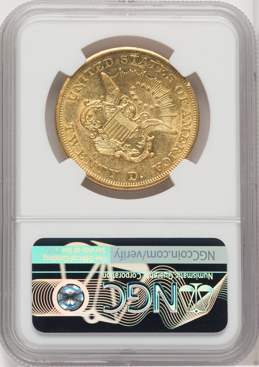 1852-O $20 Liberty Double Eagle NGC AU58 (519326005)