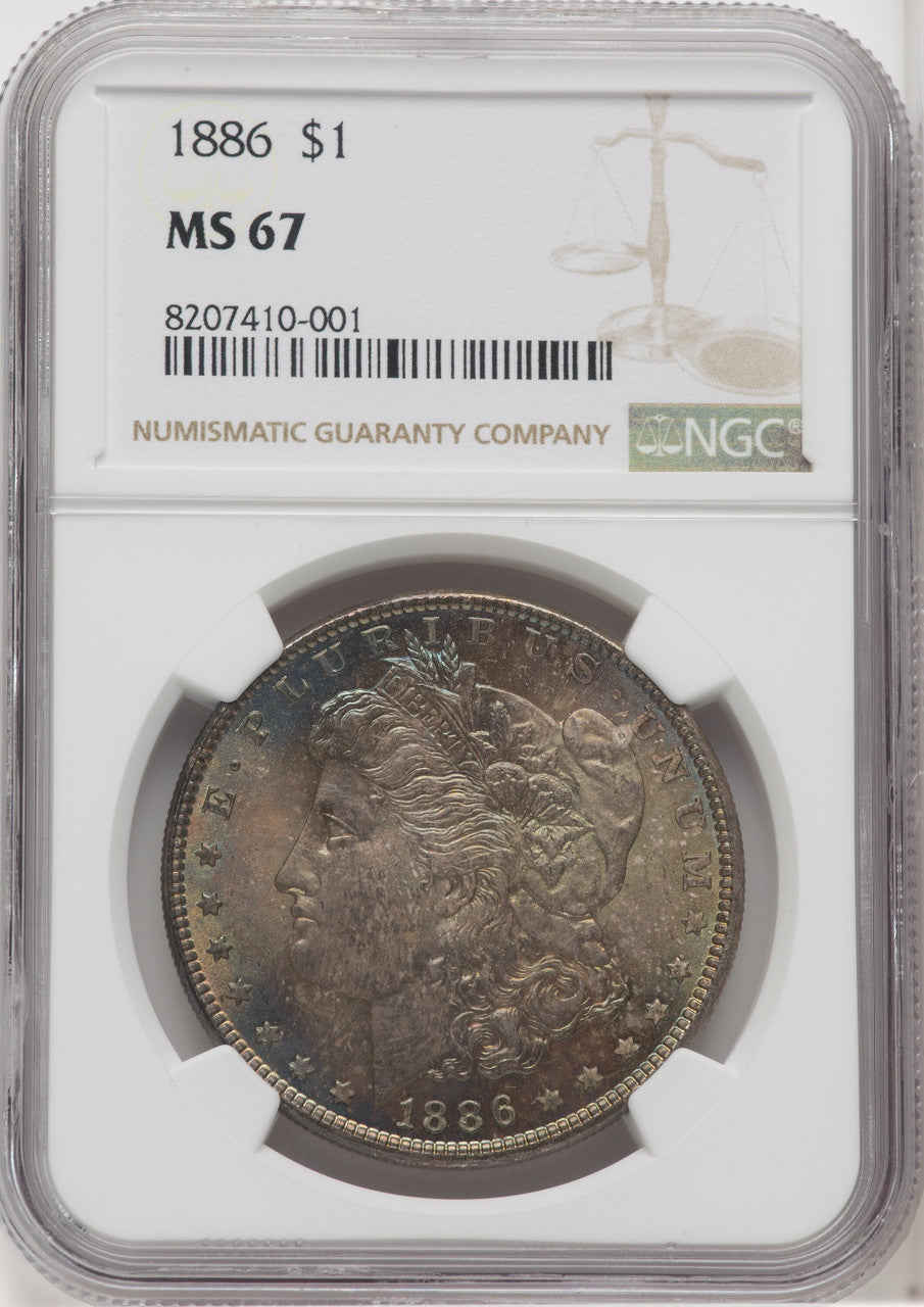 1886 $1 Morgan Dollar NGC MS67 (768385007)