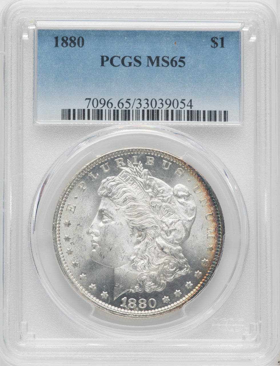 1880 $1 Morgan Dollar PCGS MS65