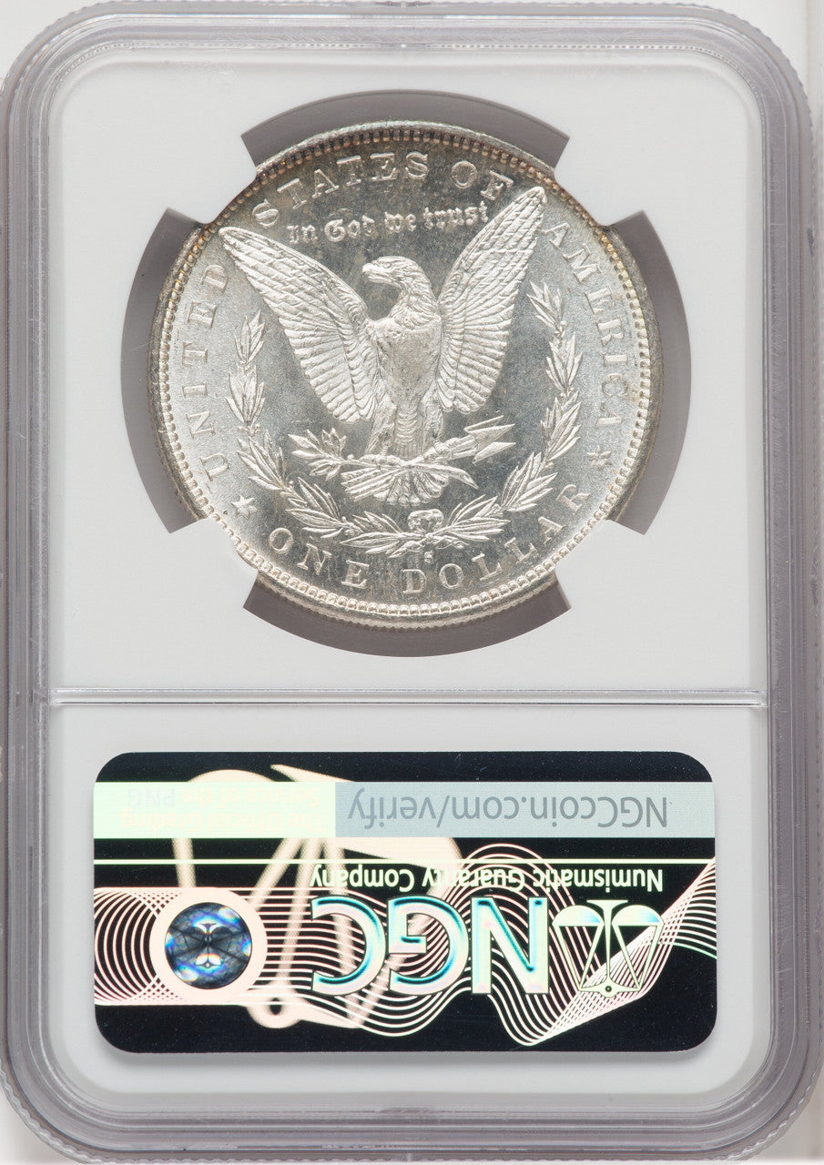 1880-S $1 Brown Label Morgan Dollar NGC MS68